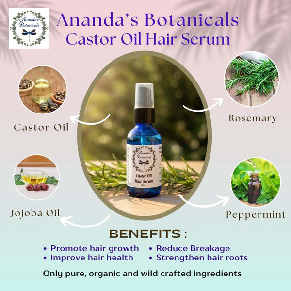 Ananda's Botanicals Castor Oil Hair Serum