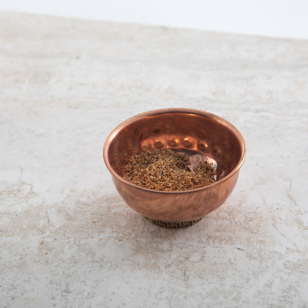 copper offering bowl